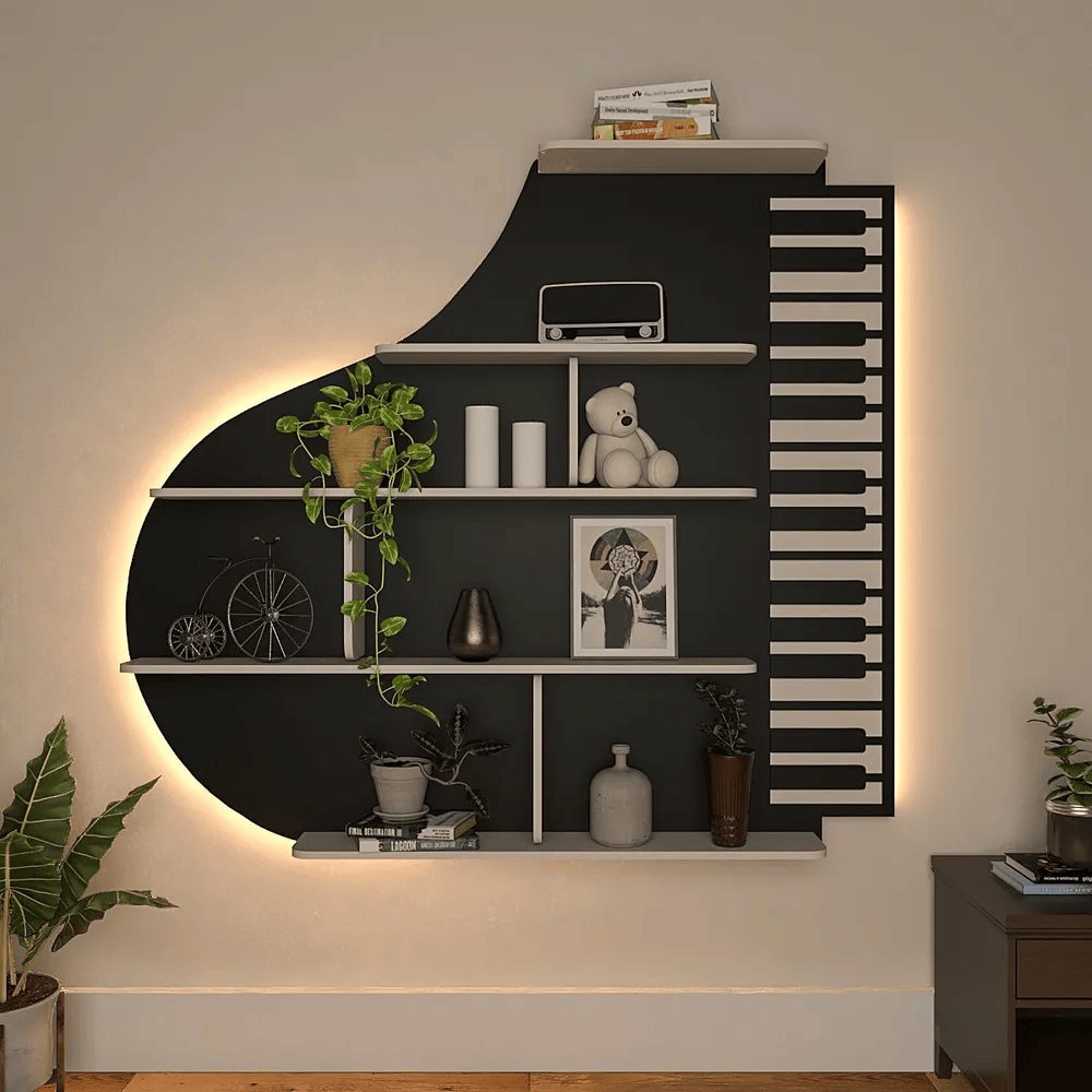 Piano Shelf with LED